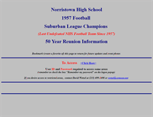 Tablet Screenshot of football57.nhsclass.com